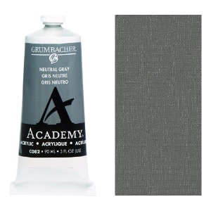 Grumbacher Academy Acrylic 90ml Neutral Gray