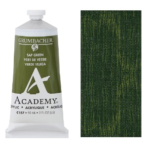 Grumbacher Academy Acrylic 90ml Sap Green