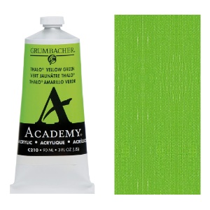 Grumbacher Academy Acrylic 90ml Thalo Yellow Green