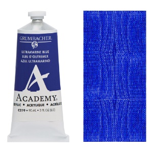 Grumbacher Academy Acrylic 90ml Ultramarine Blue