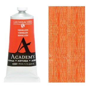 Grumbacher Academy Acrylic 90ml Vermilion