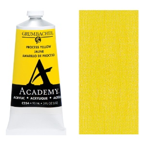 Grumbacher Academy Acrylic 90ml Process Yellow
