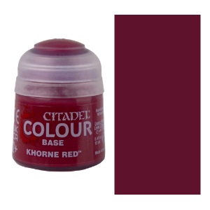 Citadel Colour Water-Based Model Paint 12ml Base Khorne Red