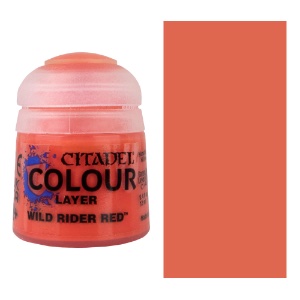 Citadel Colour Water-Based Model Paint 12ml Layer Wild Rider Red