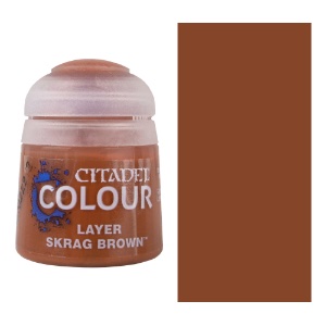 Citadel Colour Water-Based Model Paint 12ml Layer Skrag Brown