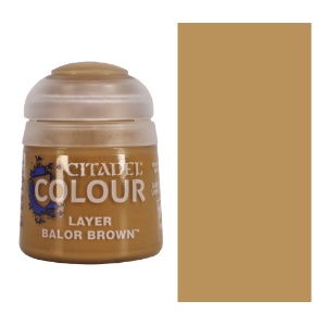 Citadel Colour Water-Based Model Paint 12ml Layer Balor Brown