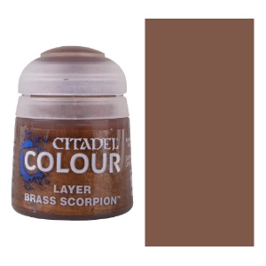 Citadel Colour Water-Based Model Paint 12ml Layer Brass Scorpion