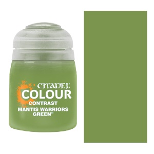 Citadel Colour Water-Based Model Paint 18ml Contrast Mantis Warriors Green