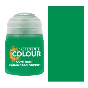Citadel Colour Water-Based Model Paint 18ml Contrast Karandras Green