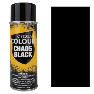 Citadel Colour Spray Paint 400ml Chaos Black