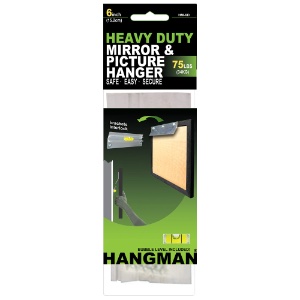 Hangman Products Heavy Duty Mirror & Picture Hanger 6"