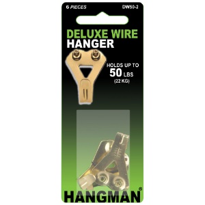 Hangman Products Deluxe Wire Hanger 2 Pack 50lb