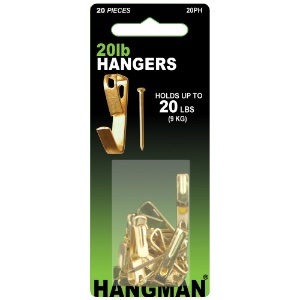 Hangman Products Wire Hanger 20 Piece 20lb