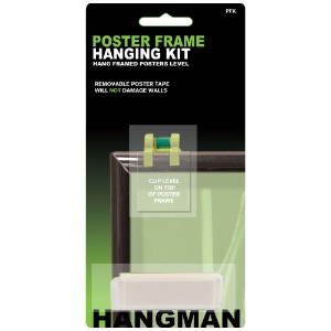 Hangman Products Poster Frame Hanging Kit