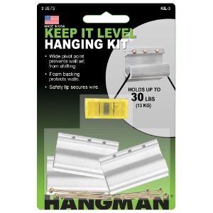 Hangman Products Keep It Level Hanging Kit 3 Pack