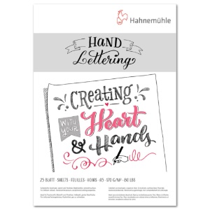 Hahnemuhle Hand Lettering Paper Pad 25 Sheets 6"x8" White