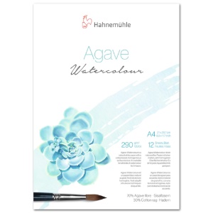 Hahnemuehle Agave Watercolour Block 135lb 8.27"x11.69" Cold Press