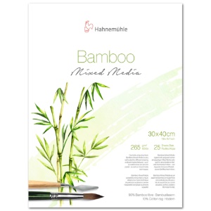 Hahnemuehle Bamboo Mixed Media Block 11.81" x 15.75" 25 Sheets