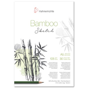 Hahnemuehle Bamboo Sketch Pad 5.77" x 8.19" 30 Sheets