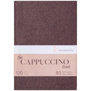 Hahnemuehle A5 The Cappuccino Book Sketchbook 40 Sheets 8"x6" Light Brown