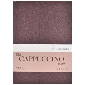 Hahnemuhle A4 The Cappuccino Book Sketchbook 40 Sheets 12"x8" Light Brown