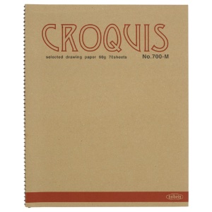 CROQUIS BOOK NATURAL 9.5"x12"