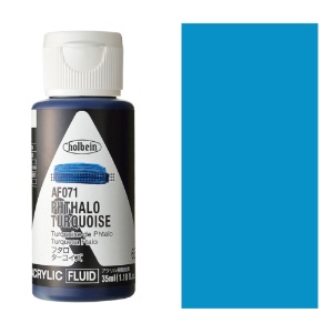 Holbein Acrylic Fluid Colors Paint 35ml Phthalo Turquoise