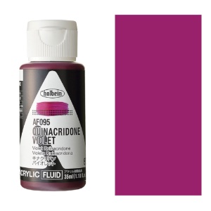 Holbein Acrylic Fluid Colors Paint 35ml Quinacridone Violet