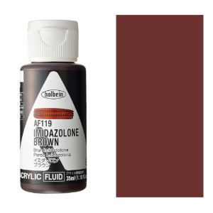 Holbein Acrylic Fluid Colors Paint 35ml Imidazolone Brown
