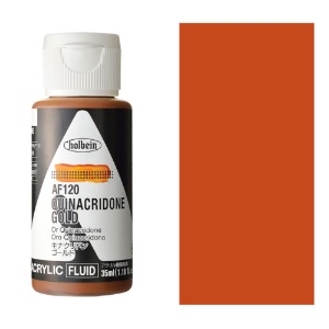 Holbein Acrylic Fluid Colors Paint 35ml Quinacridone Gold
