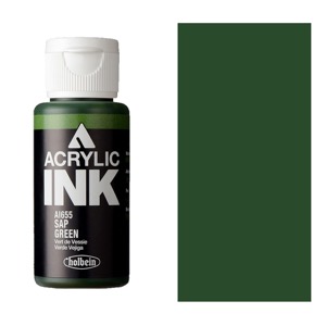 Holbein Acrylic Ink 30ml Sap Green