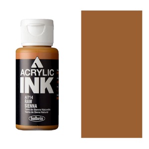 Holbein Acrylic Ink 30ml Raw Sienna