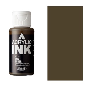 Holbein Acrylic Ink 30ml Raw Umber