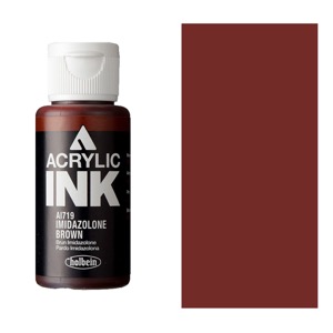 Holbein Acrylic Ink 30ml Imidazolone Brown