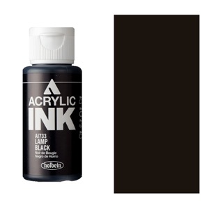 Holbein Acrylic Ink 30ml Lamp Black