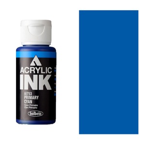 Holbein Acrylic Ink 30ml Primary Cyan