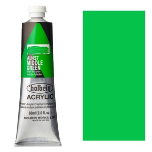 Holbein Acrylic Colors Heavy Body 60ml Middle Green