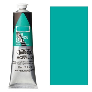 Holbein Acrylic Colors Heavy Body 60ml Compose Green