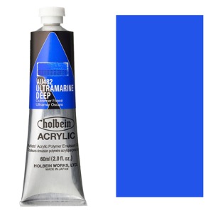 Holbein Acrylic Colors Heavy Body 60ml Ultramarine Blue Deep