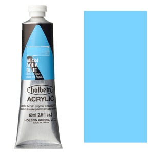 Holbein Acrylic Colors Heavy Body 60ml Aqua Blue
