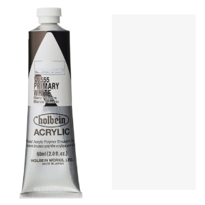 Holbein Acrylic Colors Heavy Body 60ml Primary White
