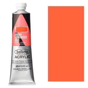 Holbein Acrylic Colors Heavy Body 60ml Luminous Red