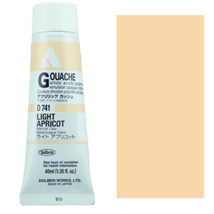 Holbein Acrylic Gouache 40ml Light Apricot