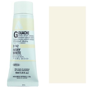 Holbein Acrylic Gouache 40ml Ivory White