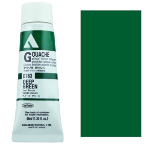 Holbein Acrylic Gouache 40ml Deep Green