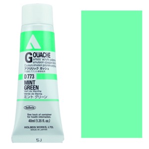 Holbein Acrylic Gouache 40ml Mint Green