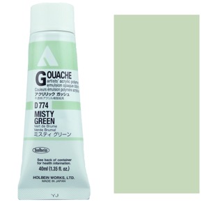 Holbein Acrylic Gouache 40ml Misty Green