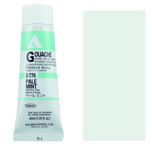 Holbein Acrylic Gouache 40ml Pale Mint