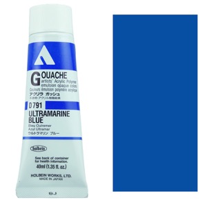 Holbein Acrylic Gouache 40ml Ultramarine Blue