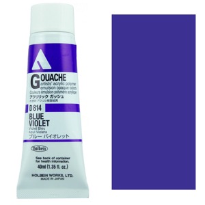 Holbein Acrylic Gouache 40ml Blue Violet